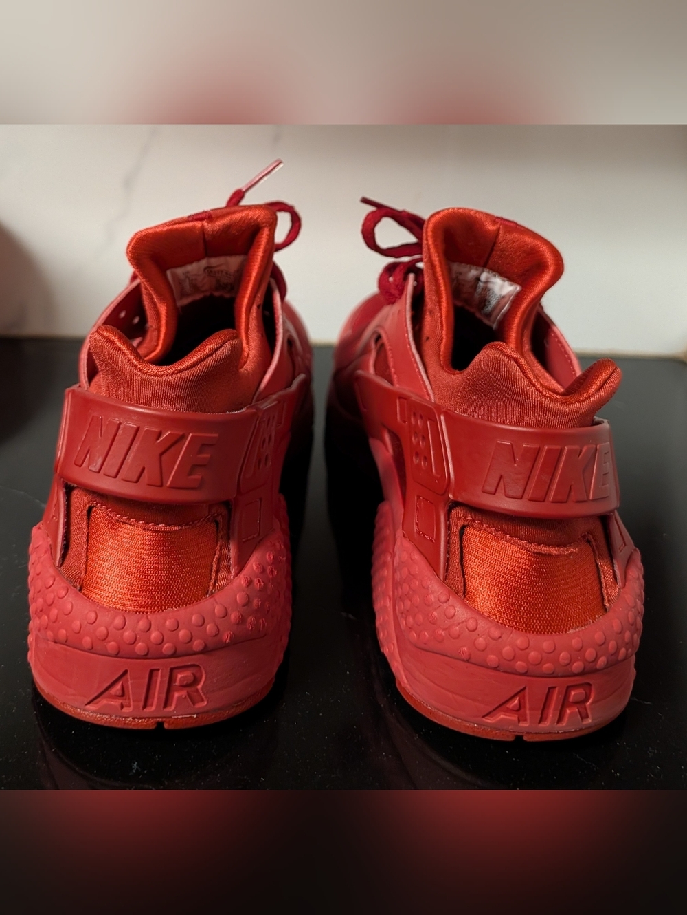 Nike Air Huarache "Varsity Red" Sneakers Men's Size 9 Used Exc/Box - Picture 6 of 14